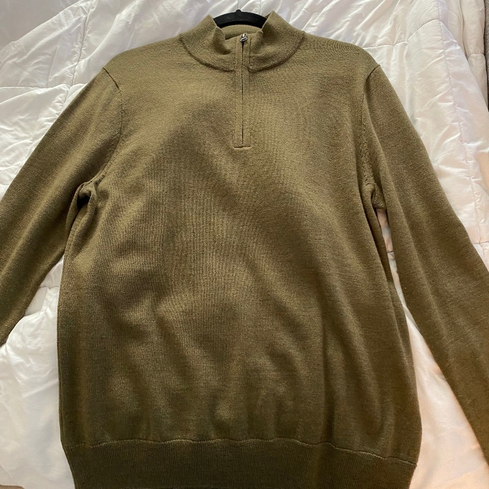 Men's Jcrew Half-Zip Sweater